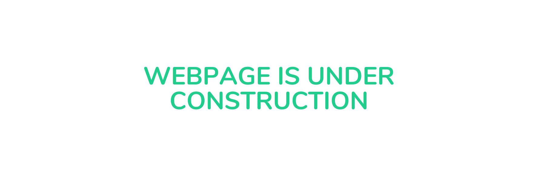 WEBPAGE IS UNDER CONSTRUCTION